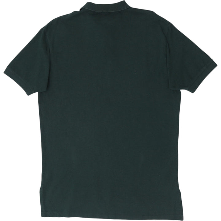 Mens Ralph Lauren Polo Green Embroidered Cotton Collar T-Shirt Size L