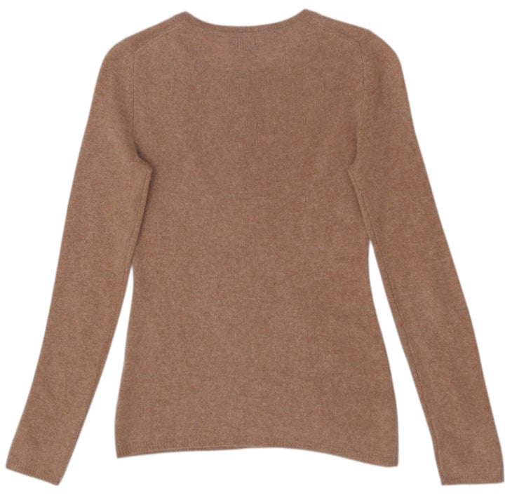 Ladies Lord & Taylor Cashmere Beige Soft Knit Sweater Size XS | Migration_Knitwear & Sweaters - Side View | Fashion Rerun