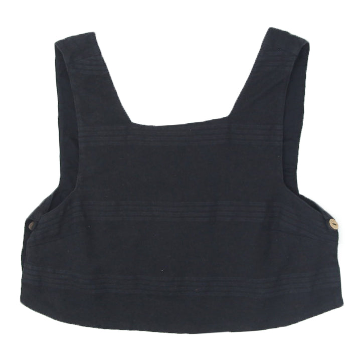 Y2K Sleeveless Black Crop Top