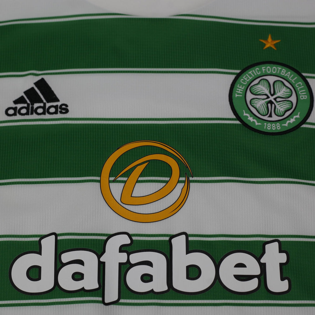 2021-2022 Adidas Celtic Striped Soccer/Football Jersey Size M | Migration_Jerseys - Detail View | Fashion Rerun