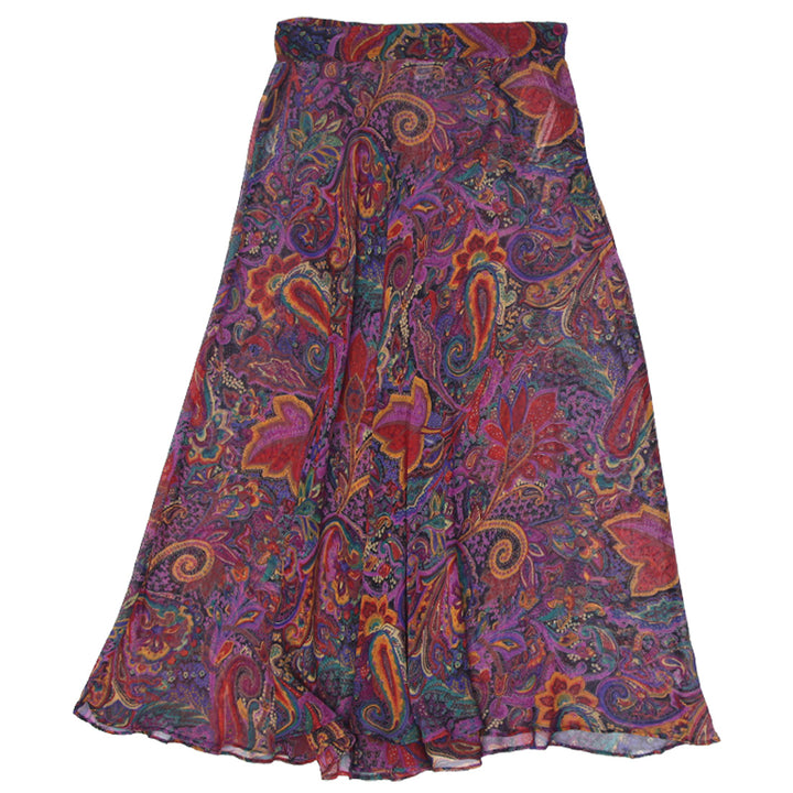 Y2K Ladies Southern Comforts Paisley Maxi Skirt
