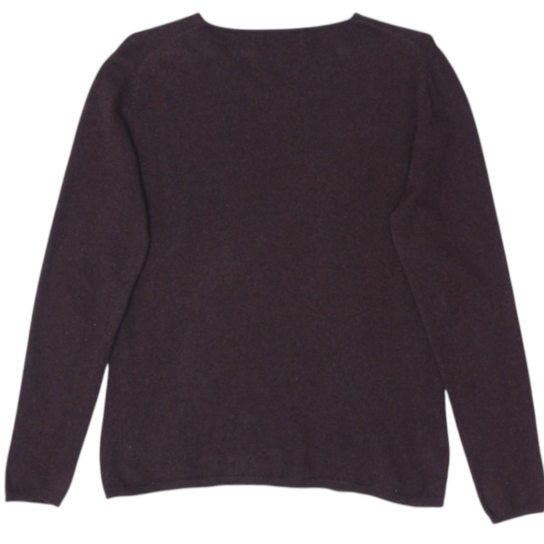 Ladies Sutton Studio 100% Cashmere V-Neck Sweater