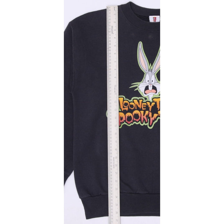 Vintage Looney Tunes Bugs Bunny Spooky Town Crewneck Sweatshirt Made In USa