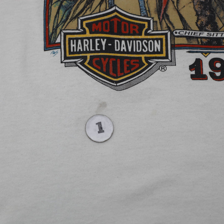 Vintage 1992 Harley-Davidson Sturgis Black Hills Rally 3d Emblem T-Shirt XL Made In USA Single Stitch | Migra | Fashion Rerun