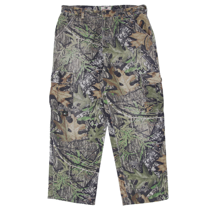 Mens Mossy Oak Forest Camo Cargo Midweight Pants - Fashion Rerun Vintage Migration_Pants