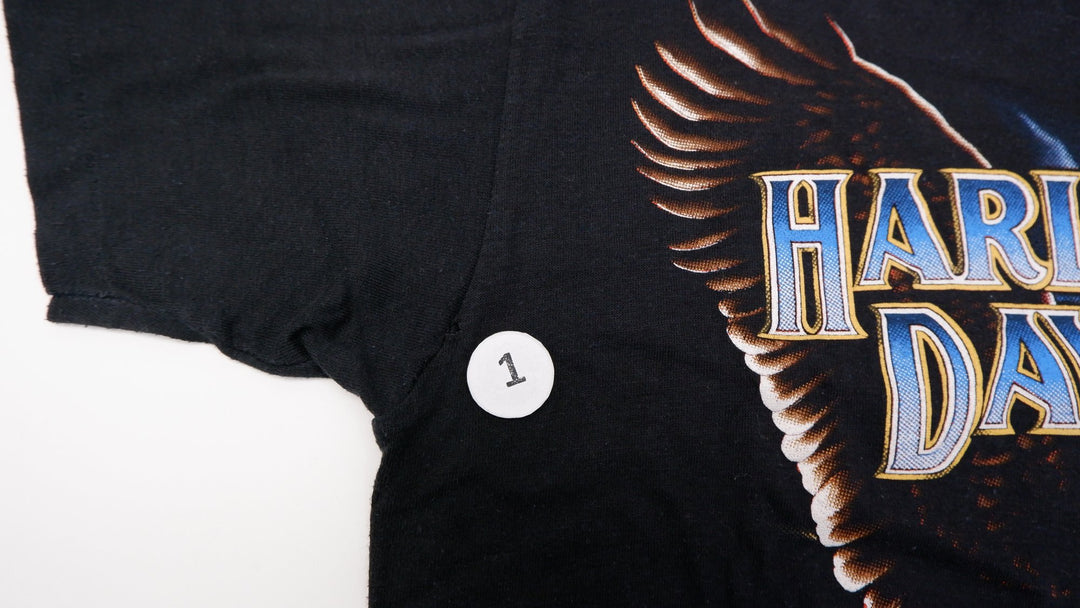 Vintage 1985 RARE 3D Emblem Harley Davidson Eagle Shield T-Shirt