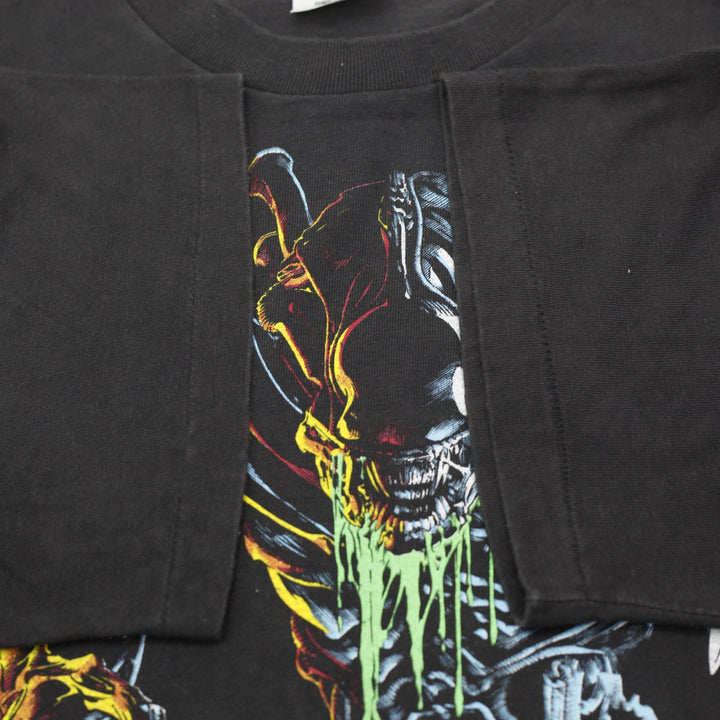Vintage Mens 90s Aliens Movie Xenomorph "In Space No One Can Hear You Scream" S. Stitch Size XL