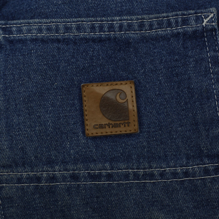 Mens Carhartt B13-DST Loose Fit Original Denim Carpenter Jeans Size 30x30