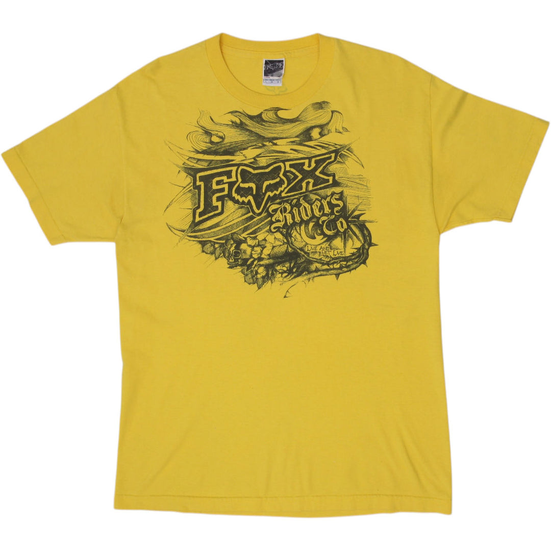 Mens Fox Riders Co "Graveyard" Graphic T-Shirt Size L | Migration_T-Shirts | Fashion Rerun
