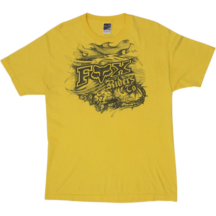 Mens Fox Riders Co "Graveyard" Graphic T-Shirt Size L | Migration_T-Shirts | Fashion Rerun