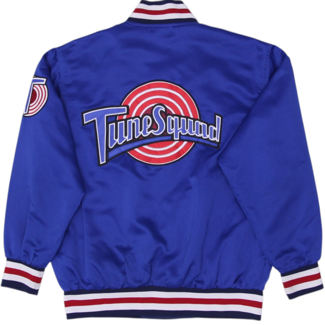 Vintage Headgear Classics Space Jam Bugs Bunny Tune Squad Satin Bomber Jacket L