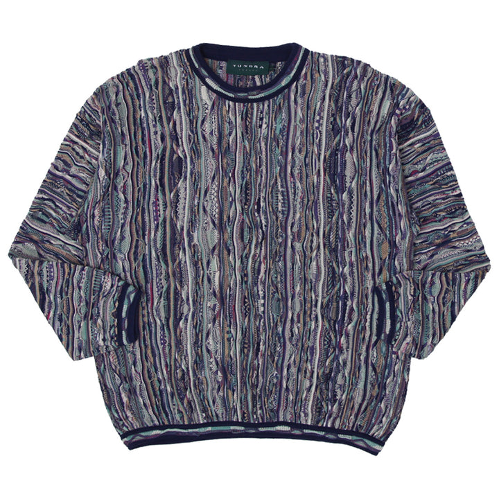 Vintage Tundra Canada Knit 3D Sweater -Size L - Fashion Rerun Vintage Migration_Sweaters