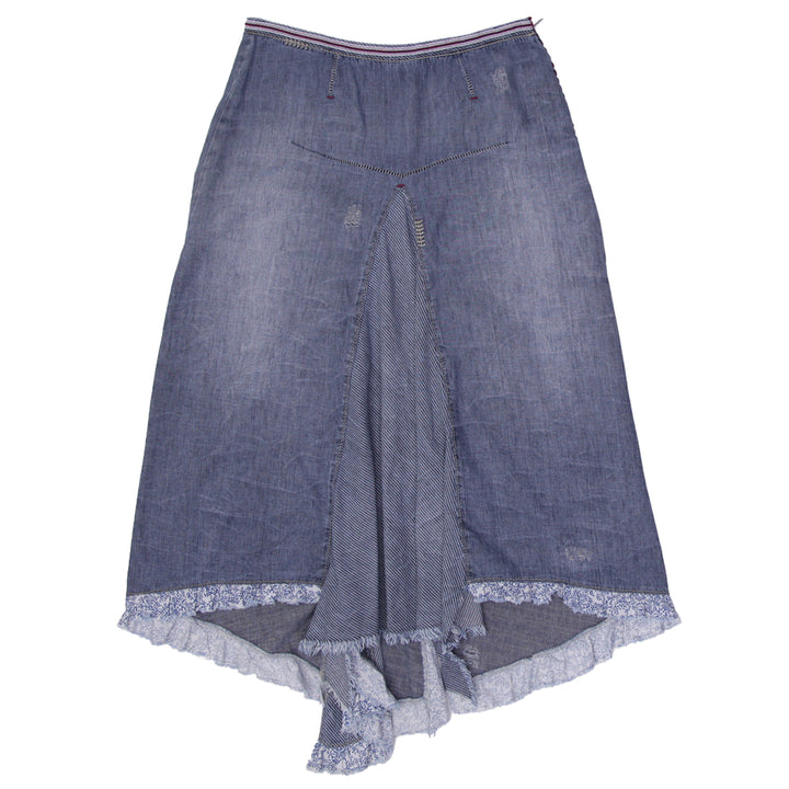 Y2K Ladies Stefanel Flared Long Skirt