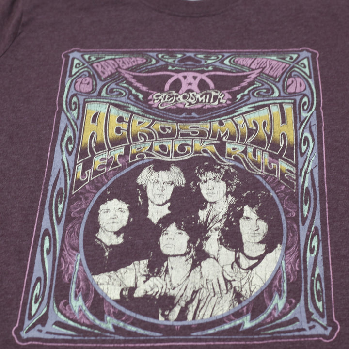 Mens Aerosmith Let Rock Rule Graphic Band T-Shirt Size 0X
