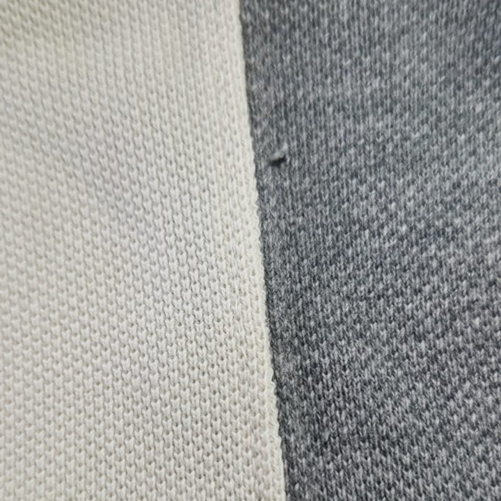 Vintage Tommy Hilfiger Rugby Polo Shirt- Gray & White Stripe Large - Fashion Rerun Vintage Migration_T-Shirt