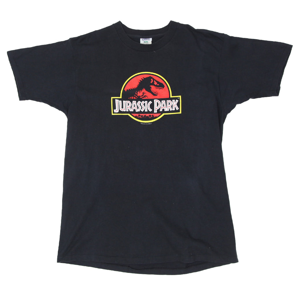 Jurassic Park シャツ '92当時物 Hanes XL Jurassic Park Tshirt 1993 - Size L (8-10) – Two Bridges Clothier