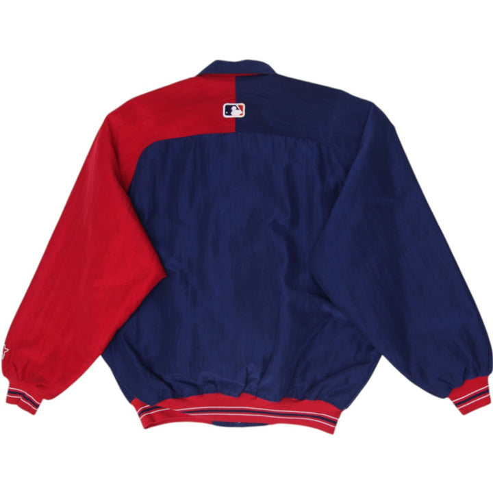Vintage 90s Starter Diamond Collection Cleveland Indians Bomber Jacket Size L