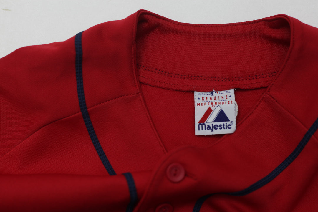Vintage Majestic Boston Red Sox Baseball Jersey