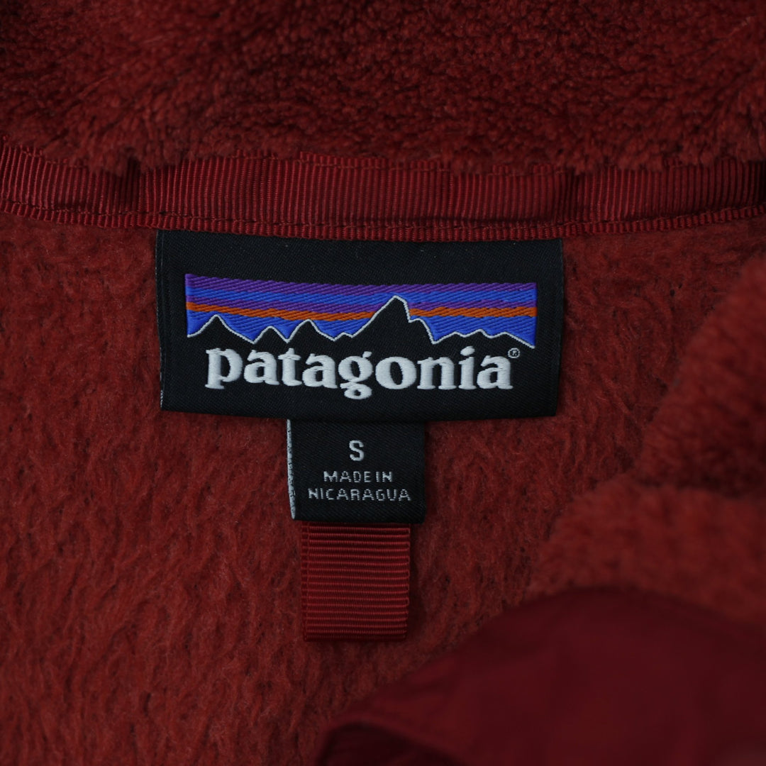 Ladies Patagonia Fleece Pullover Red Warm Cozy Winterwear | Migration_Fleece - Back View | Fashion Rerun