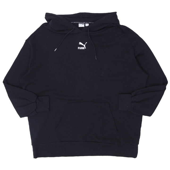 Mens Puma Black Pullover Hoodie