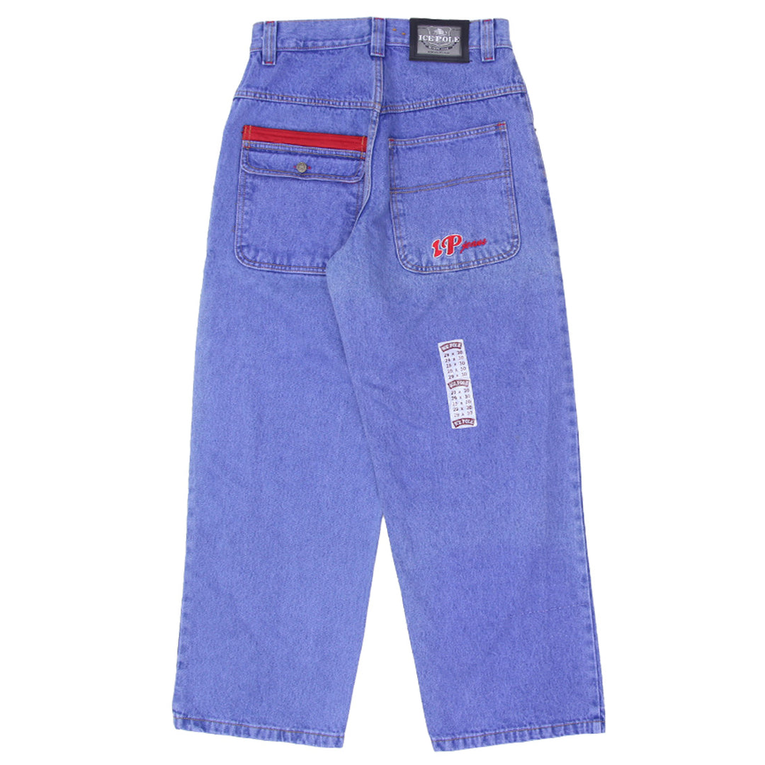 Y2K Ladies Ice Pole High Waist Cargo Jeans