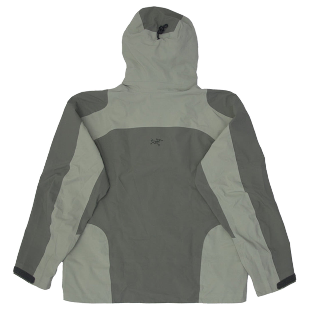 Mens Arc'teryx Gore-Tex Jacket Gray Full Zip Hooded Waterproof Outdoors