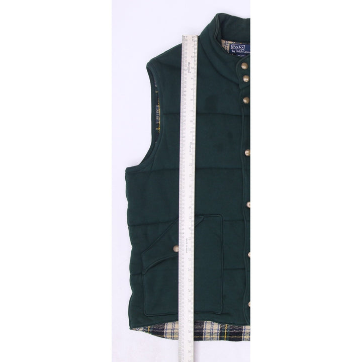 Vintage Mens Polo Ralph Lauren Dark Green Puffer Vest Size L | Migration_Vests - View 11 | Fashion Rerun
