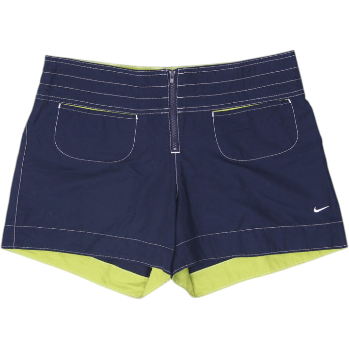 Ladies Nike Contrast Stitch Zip Shorts Size M