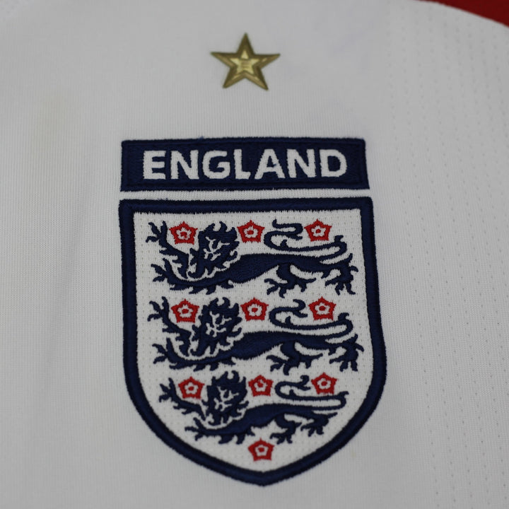 Vintage Umbro England Football 2007-2009 Home Jersey Size Large