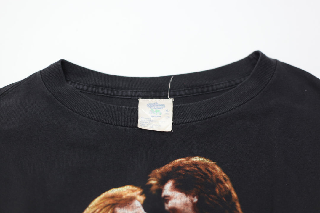 Vintage Double Trouble Tour T-Shirt S.Stitch Made In USA Black Winterland XL