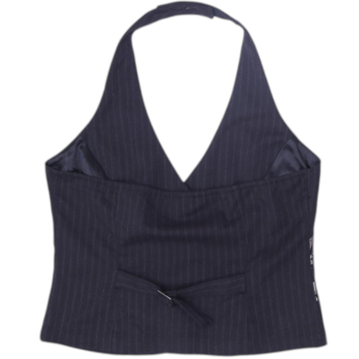 Y2K Ladies Front Button Halter Top | Migration_Y2K Tops - Side View | Fashion Rerun