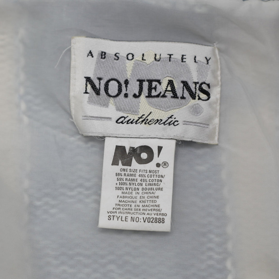 NO! JEANS Vintage 60s All Star Native Sweater Cardigan Lined Men Women One Size