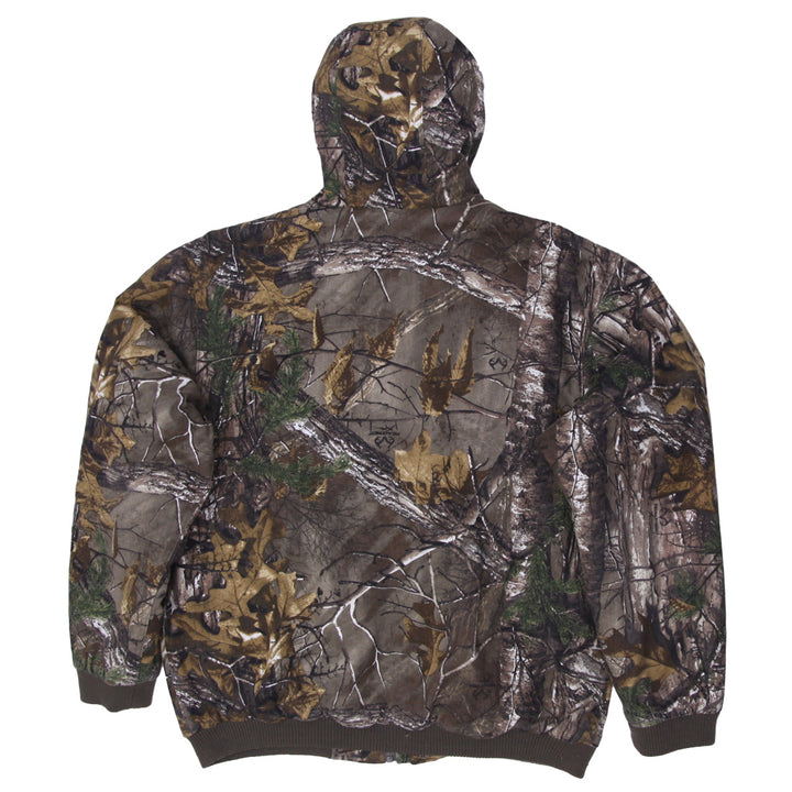 Mens Realtree Xtra Full Zip Puffer Hoodie