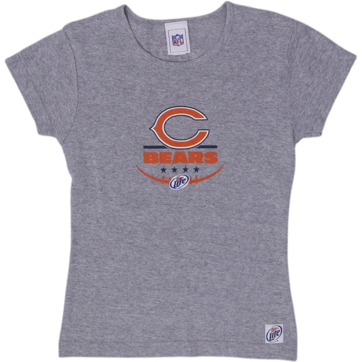 Y2K Ladies NFLNFL Chicago Bears Miller Lite Graphic baby Tee Size S