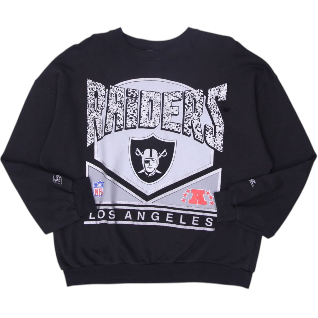Vintage Black Los Angeles Raiders NFL Pullover Crewneck Sweatshirt Size L | Migration_Sweatshirts | Fashion Rerun