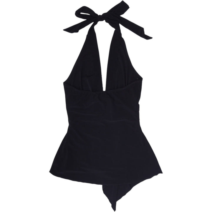 Y2K Gidani USA Black Halter Top