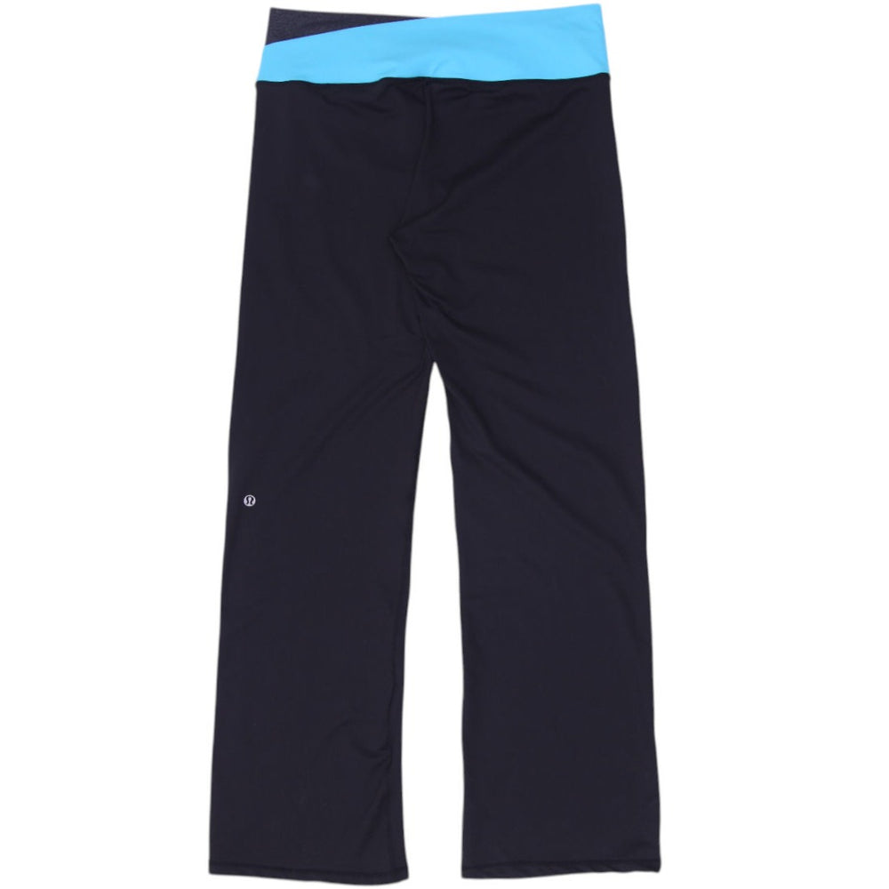 Ladies Lululemon Stretch Yoga Activewear Pant Size 10 | Migration_Pants - Side View | Fashion Rerun