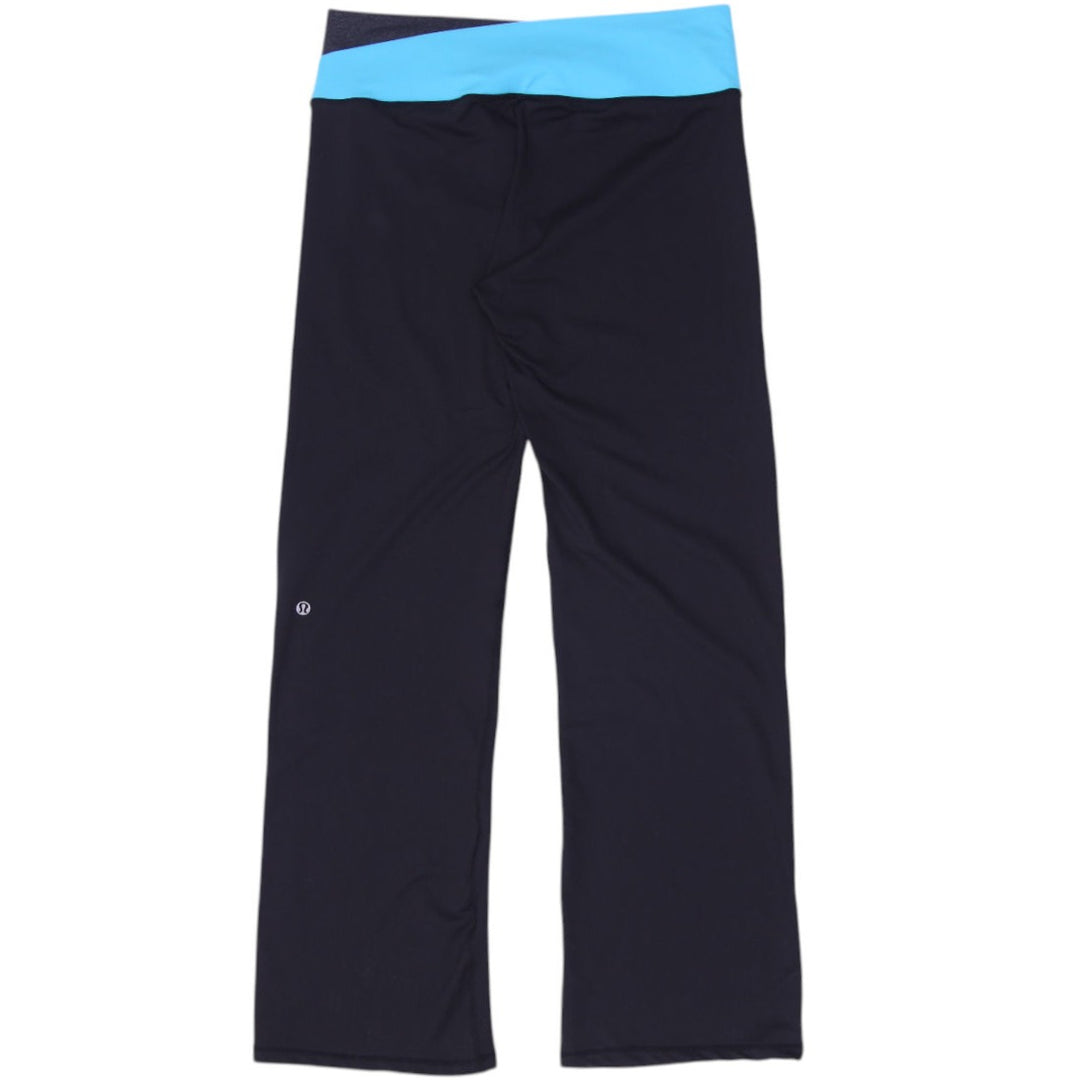 Ladies Lululemon Stretch Yoga Activewear Pant Size 10 | Migration_Pants - Side View | Fashion Rerun