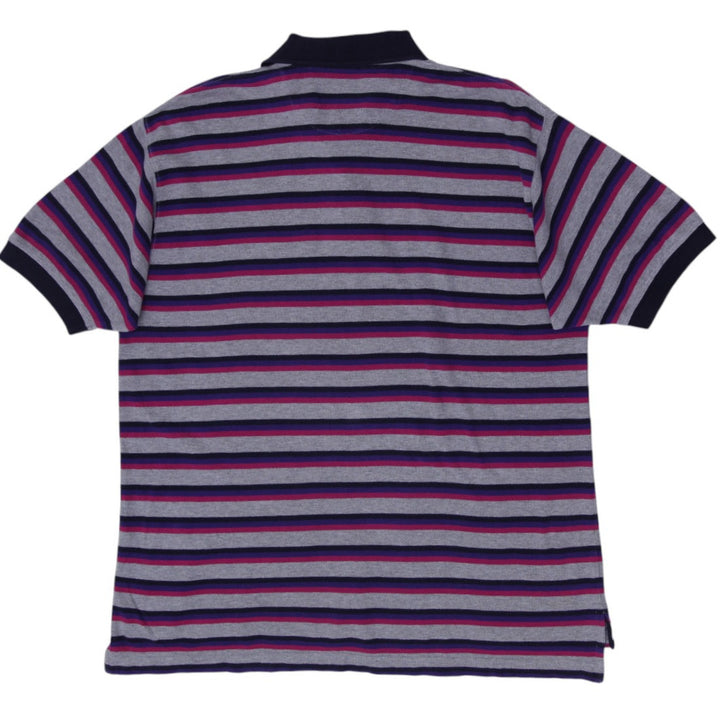 Mens Chaps Ralph Lauren Striped Polo T-Shirt Size L