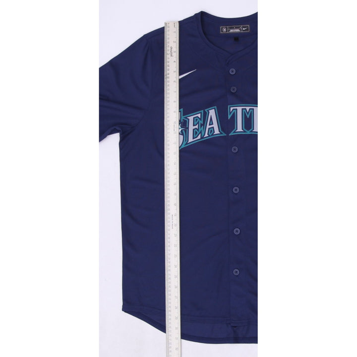 Mens Nike Navy Seattle Mariners Road Limited Jersey L