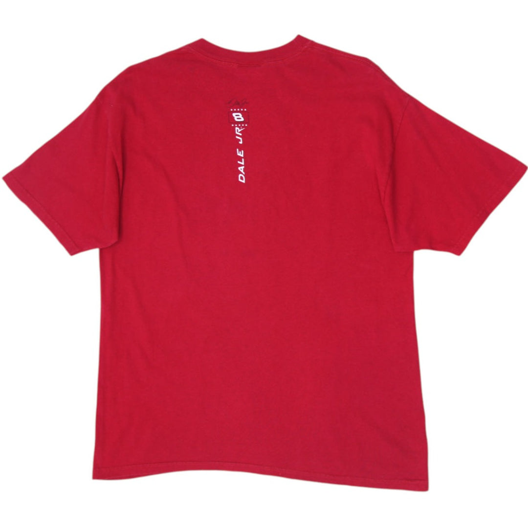 Vintage NASCAR Winner Circle Dale Earnhardt Jr 8 Budweiser T-Shirt Red Size L