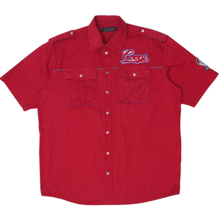 Coogi Short Sleeve Cotton Buttoned patch Details Shirt Size XXL | Migration_Shirts | Fashion Rerun