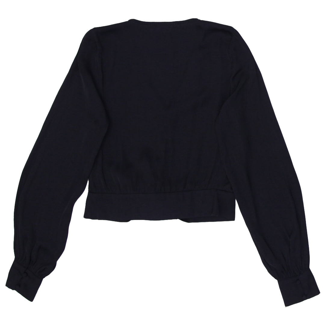 Y2K Ladies Philosophy Black Long Sleeve Top