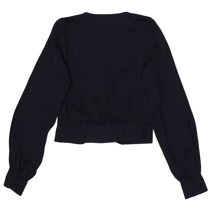 Y2K Ladies Philosophy Black Long Sleeve Top