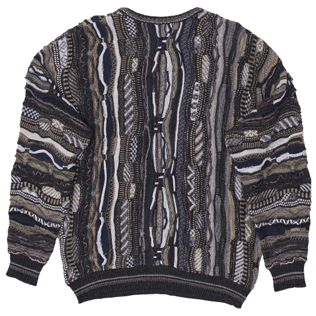 Shop Vintage Croft Barrow 3D Knit Sweater Coogi Style 90s Biggie