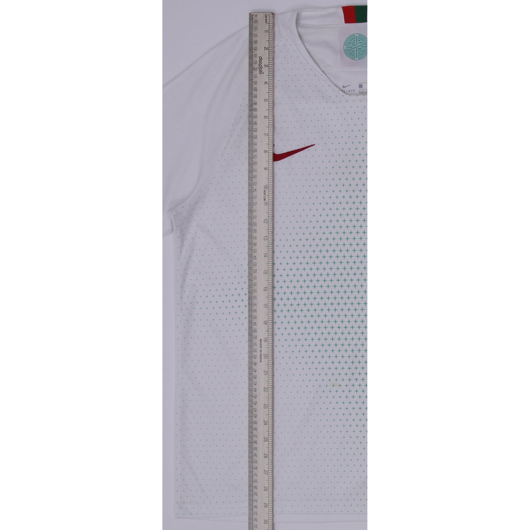 Mens Nike Portugal 2018 World Cup Away Football Shirt Jersey White Size L