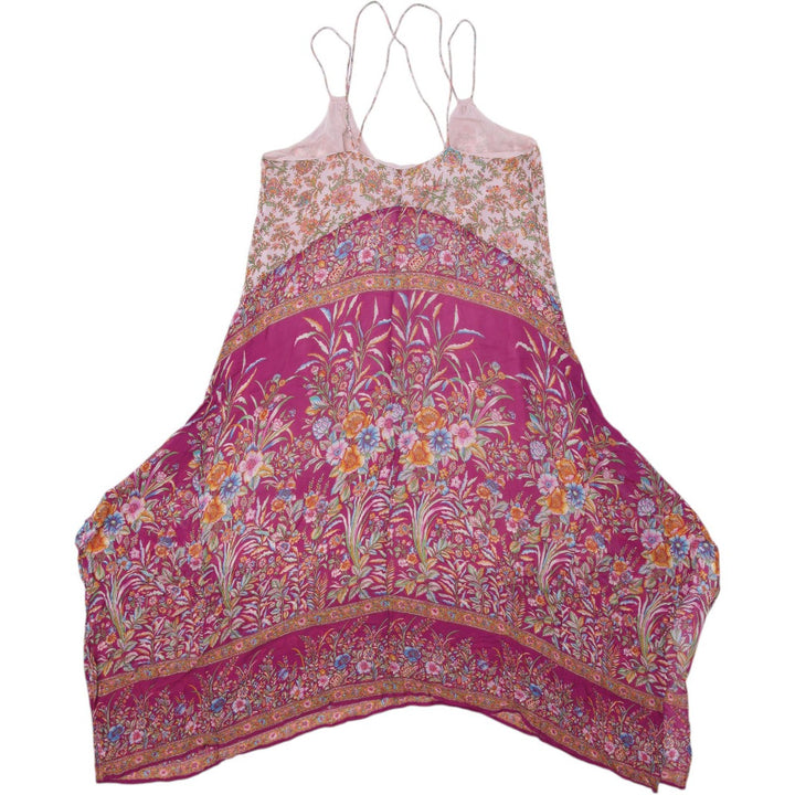 Y2K Ladies Lucky Brand Floral Patterned Strap Dress Size S
