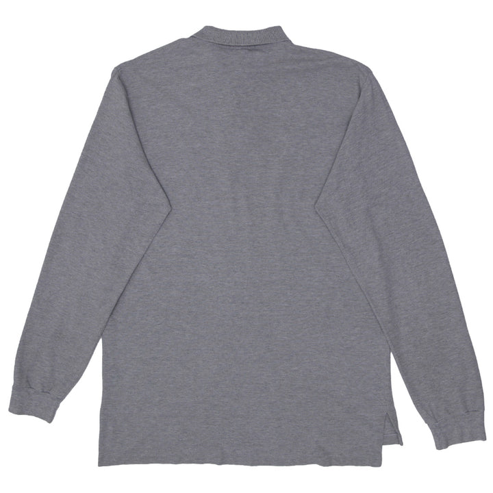 Mens Polo Ralph Lauren Long Sleeve Polo T-Shirt Gray - Fashion Rerun Vintage Migration_T-Shirt