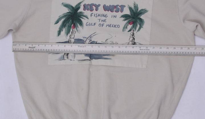Vintage Polo By Ralph Lauren Sweatshirt Beige Graphic Beach Print L | Migration_Sweatshirt RL Collection - Vi | Fashion Rerun