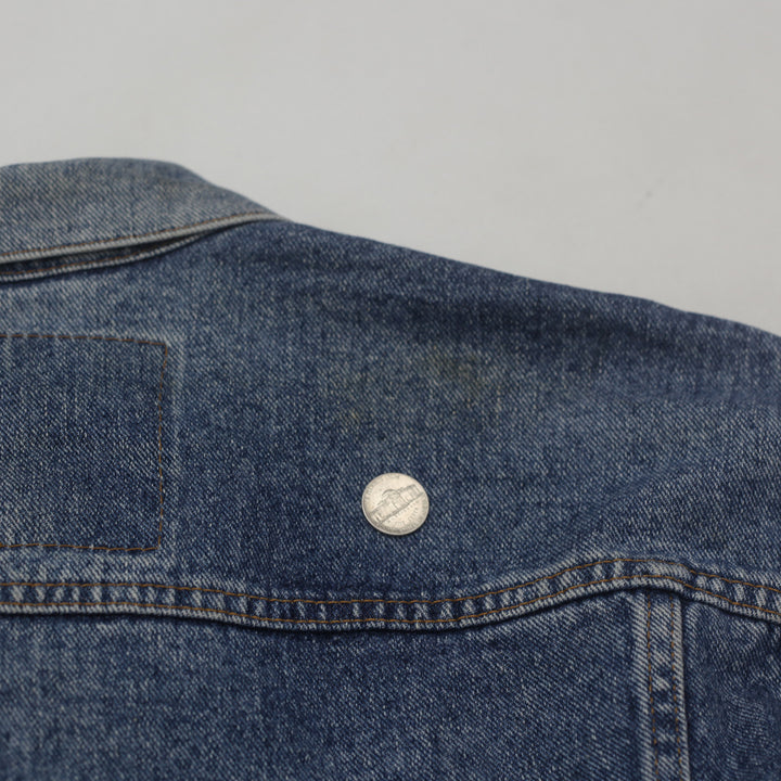 Vintage Levi Strauss & Co. # 70598 4891 Denim Trucker Gray Size S - Fashion Rerun Vintage Migration_Jacket